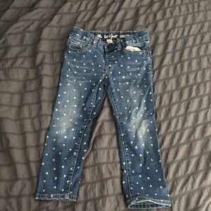 Cat & Jack Denim with Heart Design